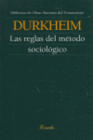 Carte REGLAS DEL METODO SOCIOLOGICO, 