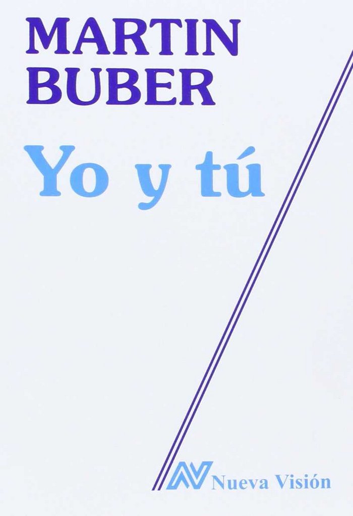 Libro Yo y tú MARTIN BUBER