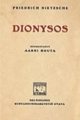 Libro Dionysos Friedrich Nietzsche