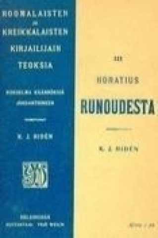 Boek Runoudesta Q. Horatius Flaccus