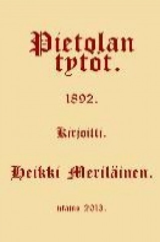 Book Pietolan tytöt Heikki Meriläinen