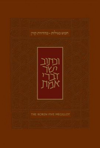 Carte Koren Five Megillot, Hebrew/English, Personal Size, Paperback Adin Steinsaltz