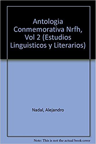 Carte Antologia Conmemorativa Nrfh, Vol 2 Alejandro Nadal
