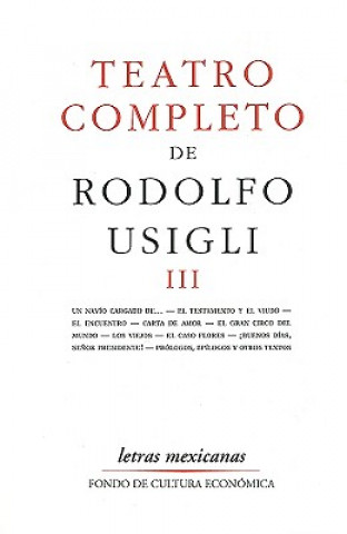 Knjiga Teatro Completo Rodolfo Usigli