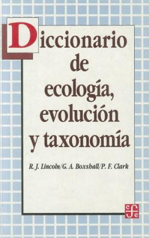Kniha Diccionario de Ecologia, Evolucion y Taxonomia -. Boxshall Lincoln