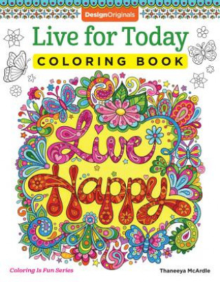 Książka Live for Today Coloring Book Thaneeya McArdle