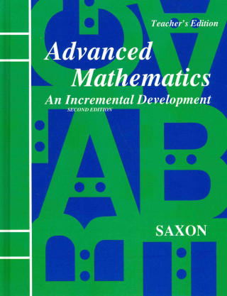 Knjiga Advanced Math Saxon Publishers