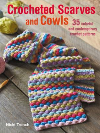 Książka Crocheted Scarves and Cowls Nicki Trench