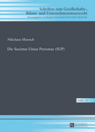Carte Die Societas Unius Personae (Sup) Nikolaus Moench