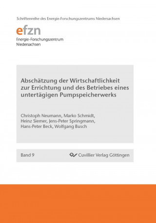 Carte Abschätzung der Wirtschaftlichkeit zur Errichtung und des Betriebes eines untertägigen Pumpspeicherwerks Wolfgang Busch