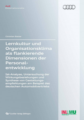 Kniha Lernkultur und Organisationsklima als flankierende Dimensionen der Personalentwicklung Christian Balzer