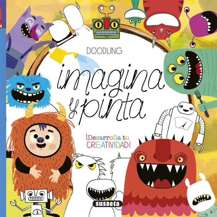 Libro Doodling Imagina Y Pinta 