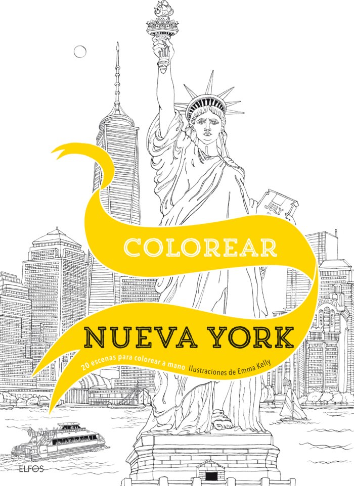 Kniha Colorear Nueva York 