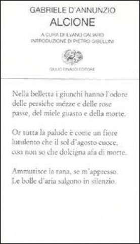 Könyv Alcione Gabriele D'Annunzio