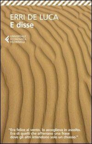 Buch E disse Erri De Luca