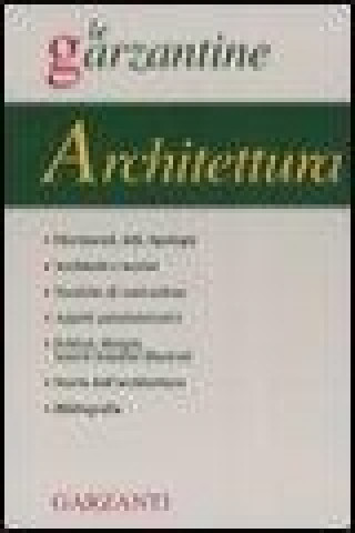 Carte Enciclopedia dell'architettura 