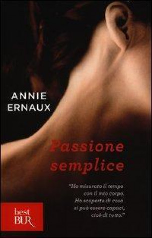 Kniha Passione semplice Annie Ernaux