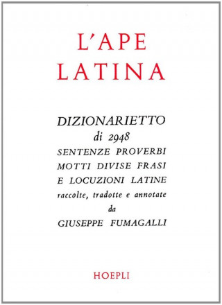 Knjiga L'ape latina Giuseppe Fumagalli
