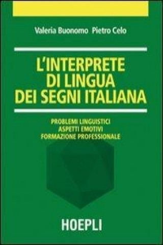 Książka L'interprete di lingua dei segni italiana BUONOMO VALERIA