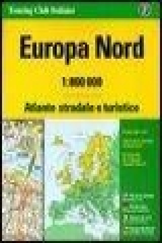 Kniha Europa nord. Atlante stradale e turistico 1:800.000 