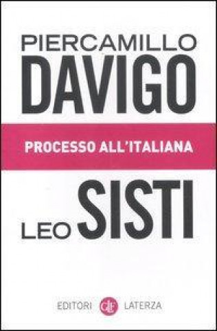 Kniha Processo all'italiana Piercamillo Davigo
