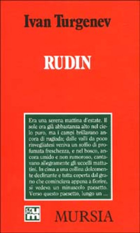 Книга Rudin Ivan Turgenev