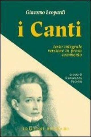 Kniha I canti Giacomo Leopardi