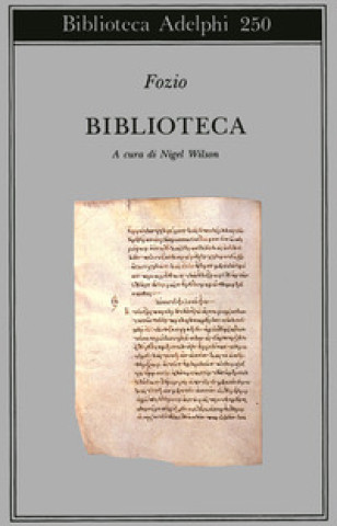 Buch Biblioteca Fozio