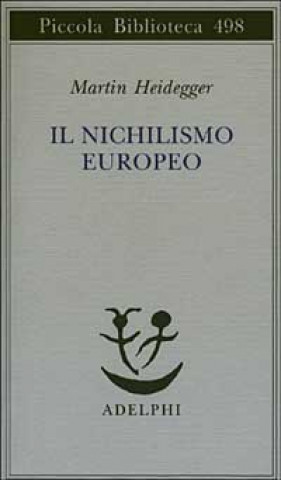 Книга Il nichilismo europeo Martin Heidegger