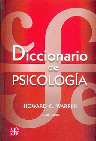 Kniha DIC.DE SICOLOGIA HOWARD C. WARREN
