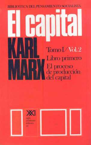 Könyv El Capital: crítica de la economía política. Libro I: El proceso de producción del capital II. KARL MARX
