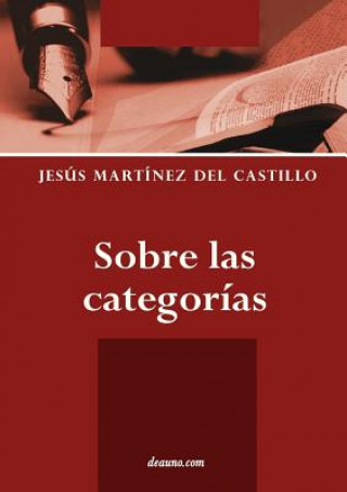 Книга Sobre las categorias Jesús Martínez del Castillo