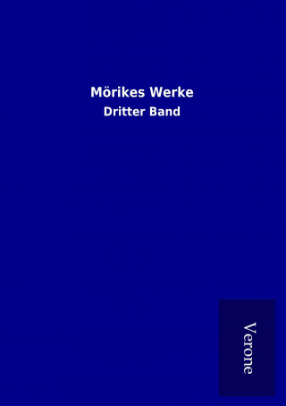 Carte Mörikes Werke ohne Autor