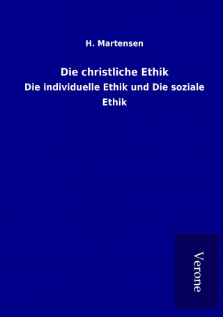 Book Die christliche Ethik H. Martensen