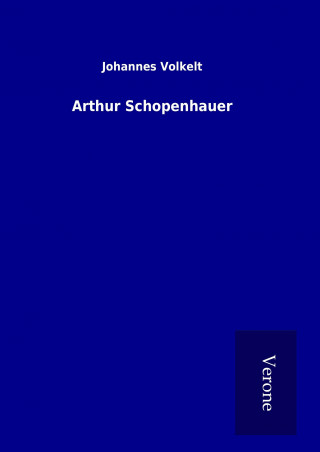 Book Arthur Schopenhauer Johannes Volkelt