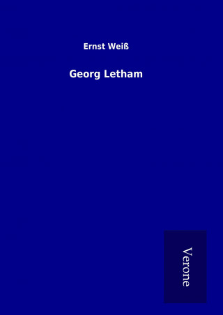 Książka Georg Letham Ernst Weiß