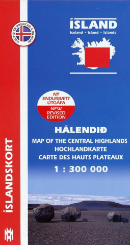 Materiale tipărite Island 1 : 300 000. Hochlandkarte 