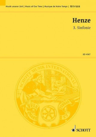 Buch 3. Sinfonie Hans Werner Henze