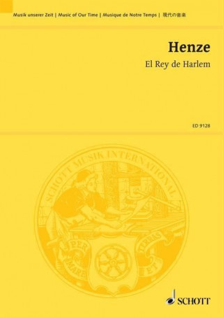 Livre El Rey de Harlem Hans Werner Henze