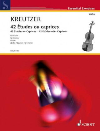 Buch 42 Études ou caprices Rodolphe Kreutzer