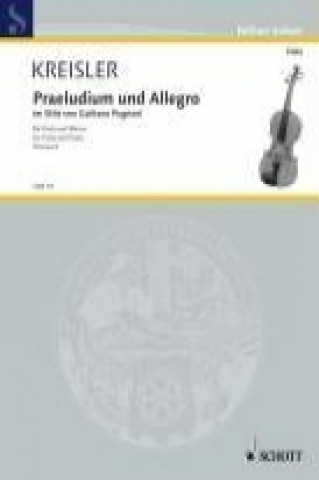 Kniha Praeludium und Allegro Fritz Kreisler