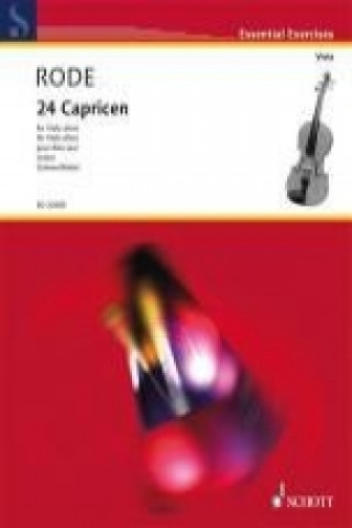 Kniha 24 Capricen Pierre Rode