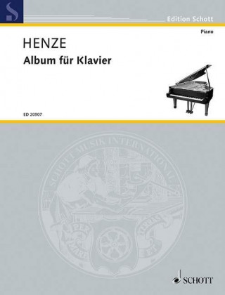 Kniha Album für Klavier Hans Werner Henze