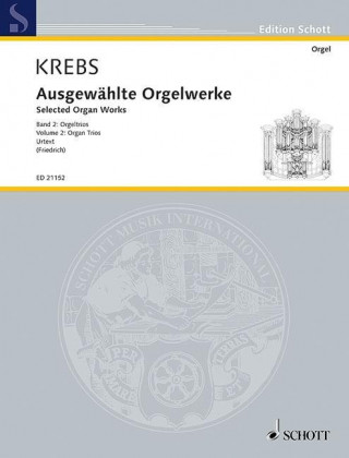 Book Ausgewählte Orgelwerke Johann Ludwig Krebs