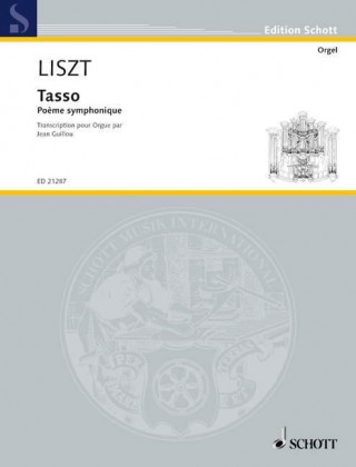 Knjiga Tasso Franz Liszt