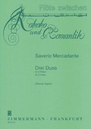 Materiale tipărite Drei Duos Saverio Mercadante