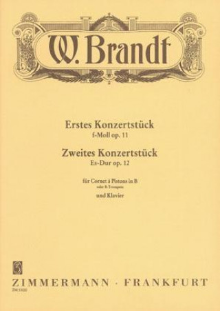 Materiale tipărite Konzertstück f-Moll op.11, Zweites Konzertstück Es-Dur op.12 Willy Brandt