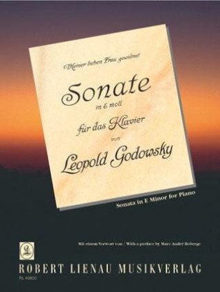 Knjiga Sonate e-Moll Leopold Godowsky