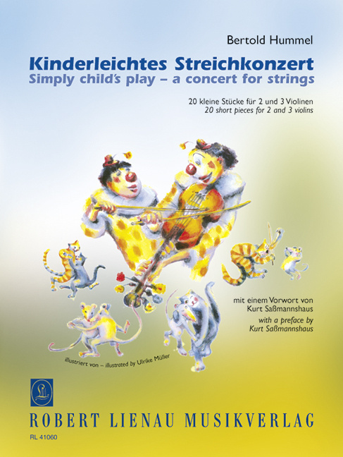 Kniha Kinderleichtes Streichkonzert Bertold Hummel
