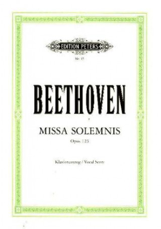 Книга Missa solemnis D-Dur op. 123 Ludwig van Beethoven